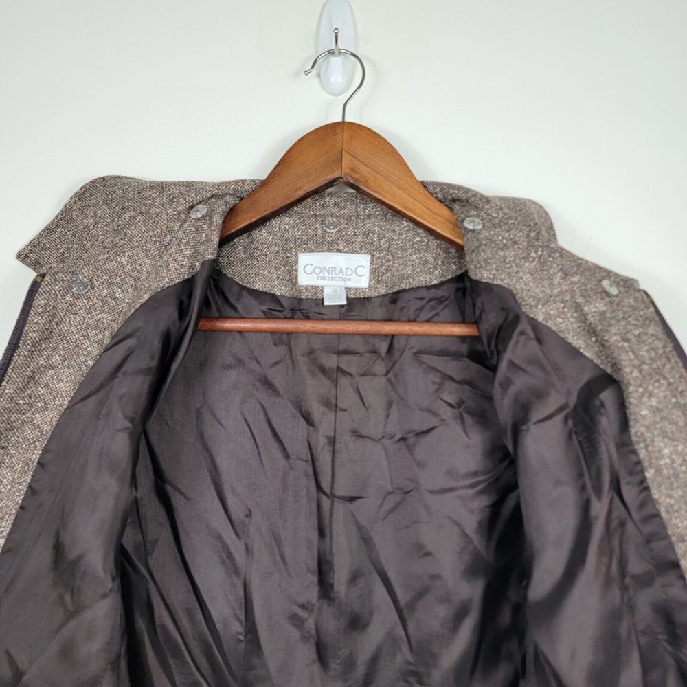 Conrad C Collection Women's Size 10 Brown Blazer Jacket - Picture 7 of 8